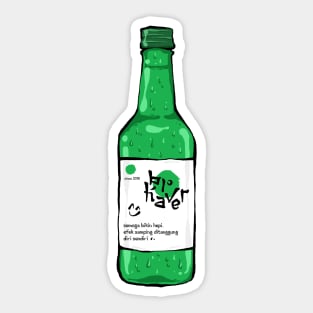 SOJU Sticker